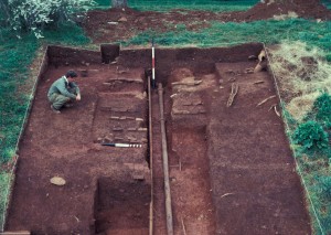 MRS 2 excavations (facing grid north).