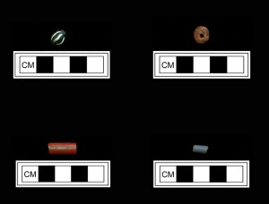 Beads excavated from House 15.