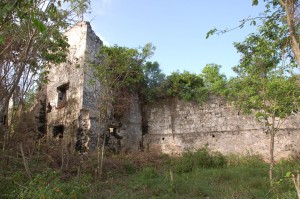 View of the southeast tower and exterior courtyard wall, June 2007.