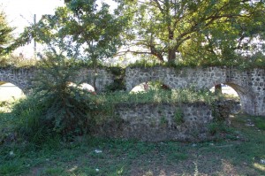 Photograph of the cistern at the Papine Village.