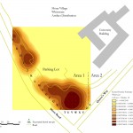 Distribution of Whiteware across the Mona Village