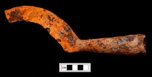 Bill hook recovered from House 14.