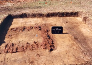 Chimney base of structure, Feature 18.