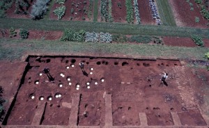 Overview of Building j excavation.