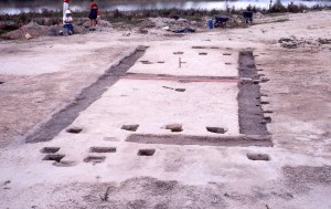 Structure 245B, looking northeast.