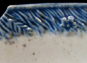 Grasses and Leaves Molded Edge